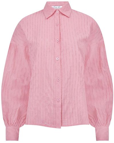 Lula-Ru Ida Cotton Shirt - Pink