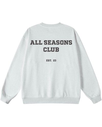 Season Swim All Seasons Club Marl Sweatshirt - Blue