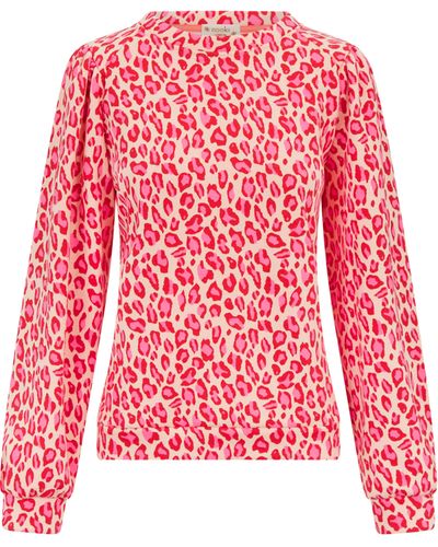Nooki Design Piper Leopard Sweater - Red