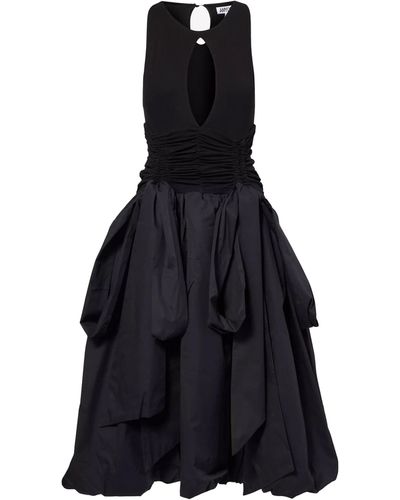 Amy Lynn Bodhi Puffball Midi Dress - Black