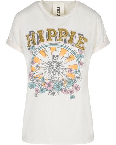 Meghan Fabulous Hippie T-shirt - White