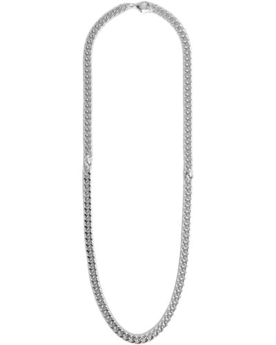 Lovard Skinny Cable Necklace - White