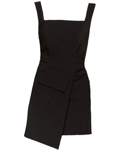 Mirimalist Square Mini Dress - Black