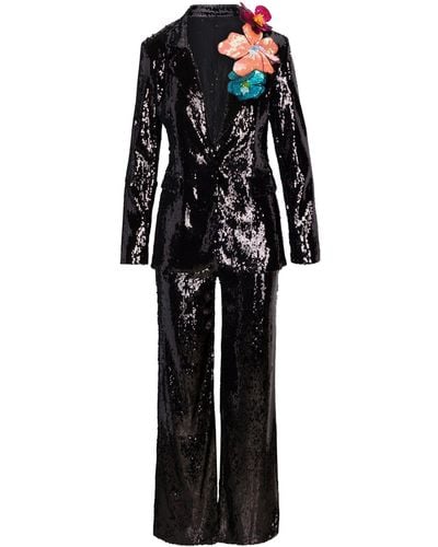 Meghan Fabulous Disco Diva Sequin Suit - Black