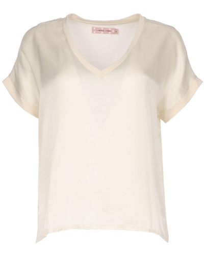 Traffic People Neutrals In Plain Sight Slouch Tee - Natural