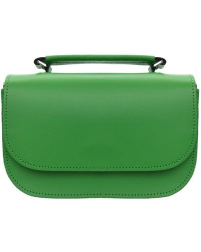 Zatchels Aura Handmade Leather Bag - Green