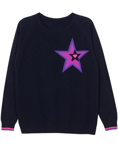 Cove Star Cashmere Sweater - Blue