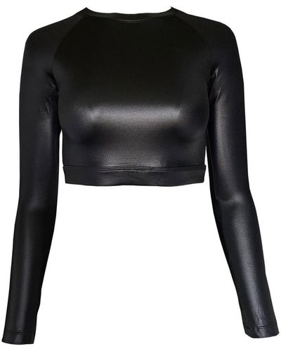 TOUCH BY ADRIANA CAROLINA Lovely Crop Top - Black