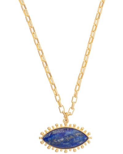 Talis Chains Lapis Pendant Necklace - Blue