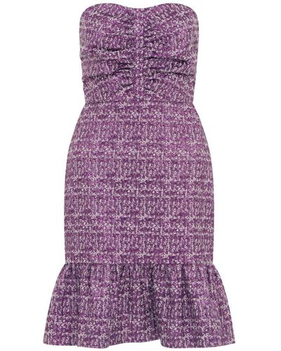 Fresha London Sloan Dress Purple Metallic