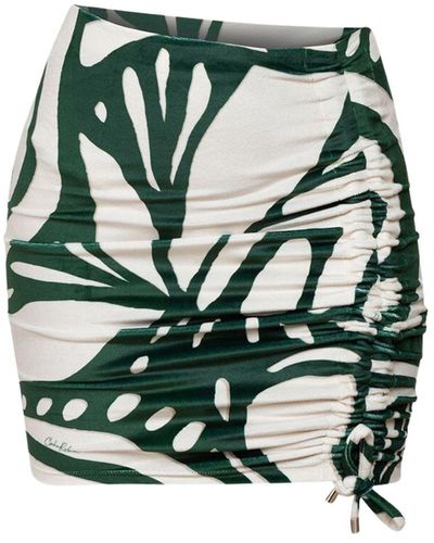 Cliché Reborn Velvet Beach Skirt Costa Rica - Green