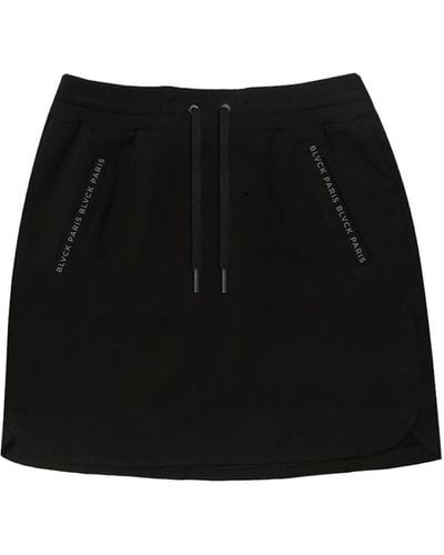 Blvck Paris Blvck Branded Skirt - Black