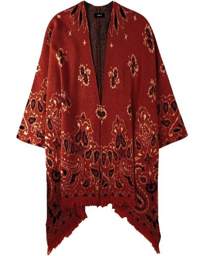 Other Western Poncho - Red