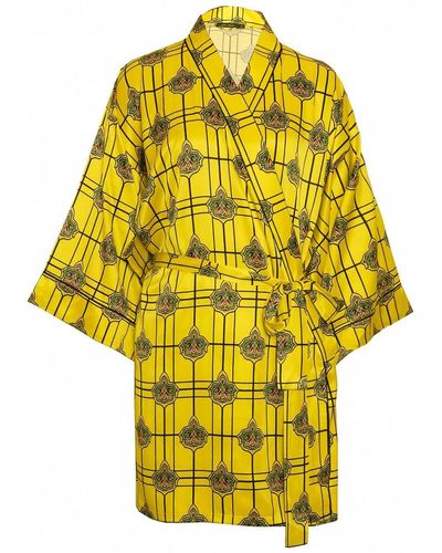 Emma Wallace Chaa Dressing Gown - Yellow