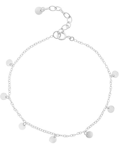 Auree Frascati Multi Disc Bracelet - White