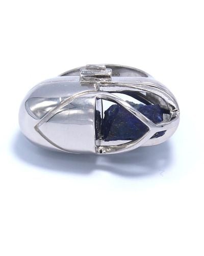 CAPSULE ELEVEN Capsule Crystal Ring - Blue