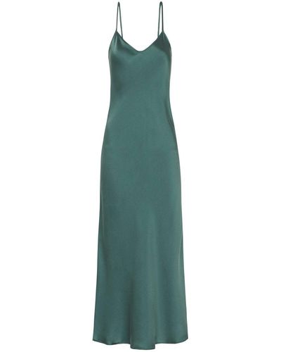 SILK LAUNDRY 90s Slip Dress Emerald - Green