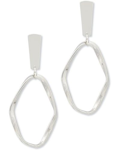 A Weathered Penny Farah Earrings - White