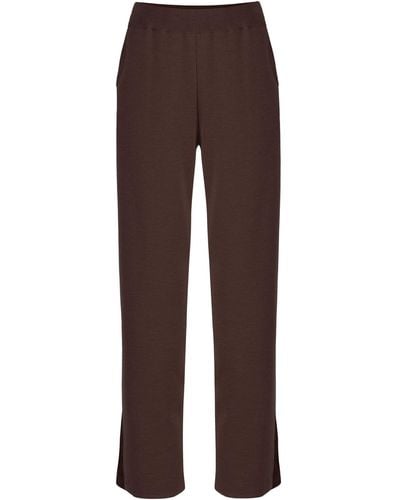 Windsor Trouser (Brown) - Classic Trousers For Ladies - Carr & Westley