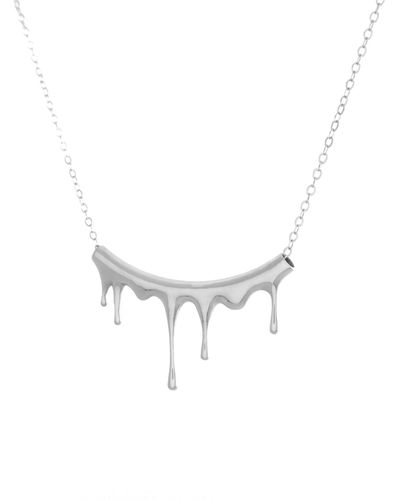 MARIE JUNE Jewelry Rivulets Sterling Necklace - Metallic