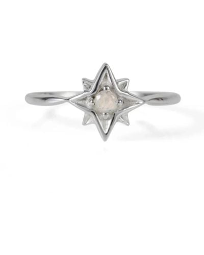 Charlotte's Web Jewellery Guiding North Star Ring - Metallic