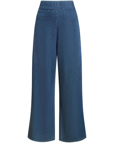 James Lakeland Denim Wide legged Jeans - Blue