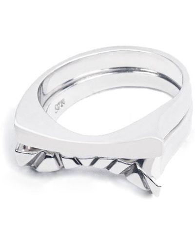 Undefined Jewelry Sa.chun Stack Ring Set - Metallic