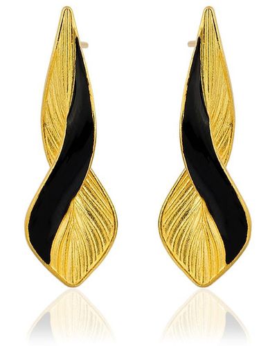 Milou Jewelry & Gold Infinity Earrings - Metallic