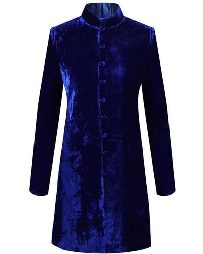 Beatrice von Tresckow Royal Velvet Grace Jacket - Blue