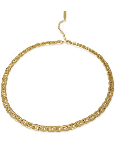 Anisa Sojka Pretzel Chain Link Necklace - Metallic