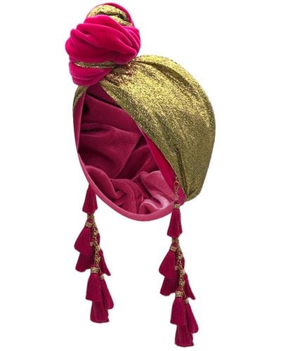 Julia Clancey Snazzy Hotty Pink Chacha Turban - Red