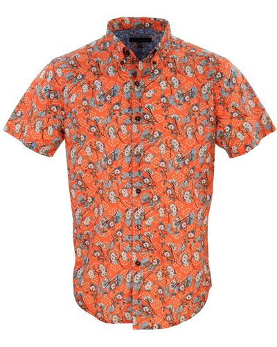 lords of harlech Tim Blossom Canvas Coral - Orange