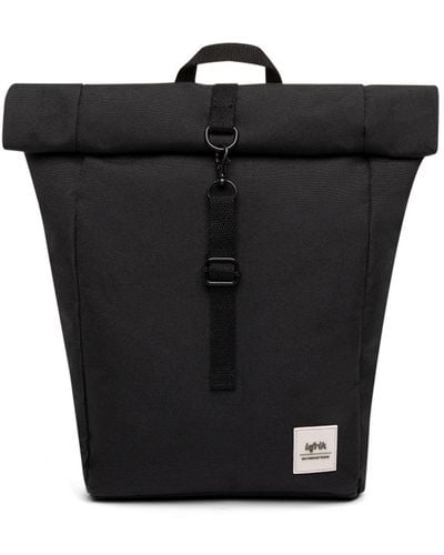 Lefrik Roll Top Mini Backpack - Black