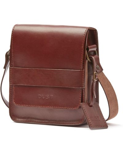 THE DUST COMPANY Leather Messenger Havana Camden Collection - Brown