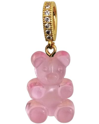 Ninemoo Transparent Gummy Bear Pendant - Pink