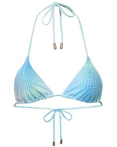 Kamari Swim LLC Arctic Triangle Bikini Top - Blue