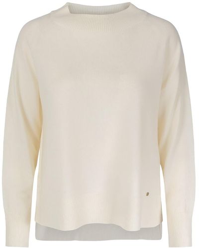 tirillm "amy" A-line Merino Wool Sweater - White