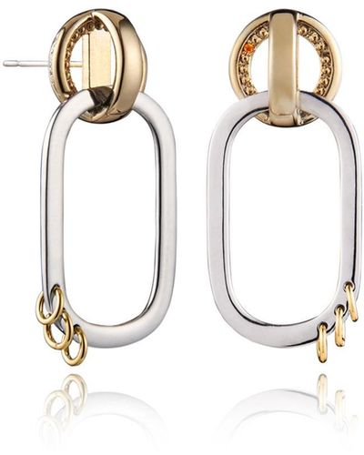 ille lan Chic Hook Earrings - Metallic