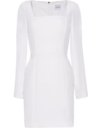 Nomi Fame Ori Long Sleeve Mini Dress - White