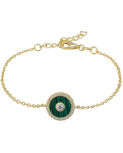 LÁTELITA London Mystique Amulet Malachite Bracelet Gold - Metallic