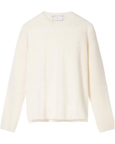 Linda Meyer-Hentschel The Cosmopolitan Cashmere Sweater — Silky Cream - White