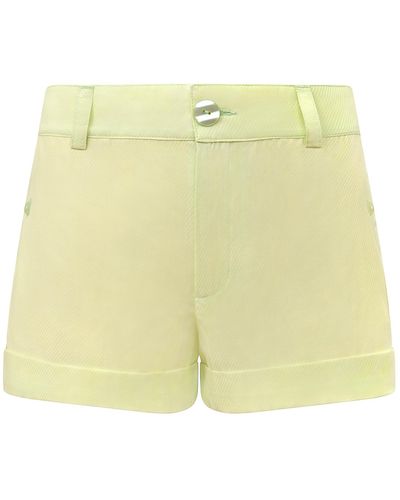 blonde gone rogue Ocean Drive Classic Shorts, Upcycled Cotton, In Light - Yellow