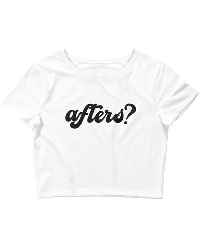 NUS Afters? Tee - White