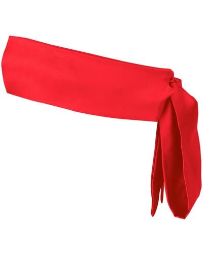 Studio Pia Aiya Organic Silk Tie Scarlet - Red