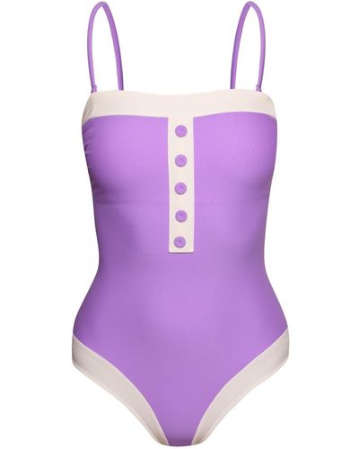 Always On Holiday Lavender One Piece Swimsuit - Purple