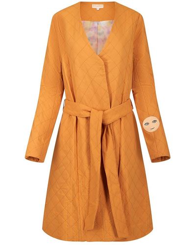 Greatfool 24/7 Quilted Trench - Orange