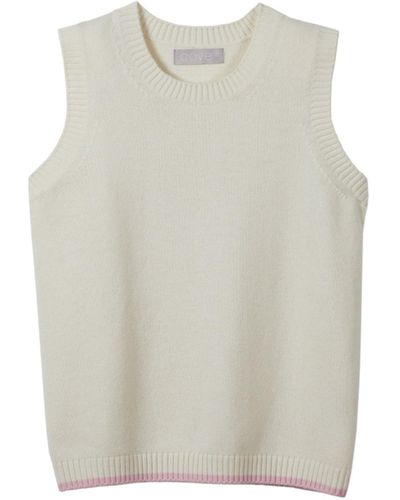 Cove Tilly Tank Cream & Pink - Natural