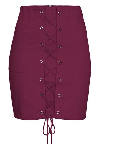 IMAIMA The Yade Skirt In - Purple