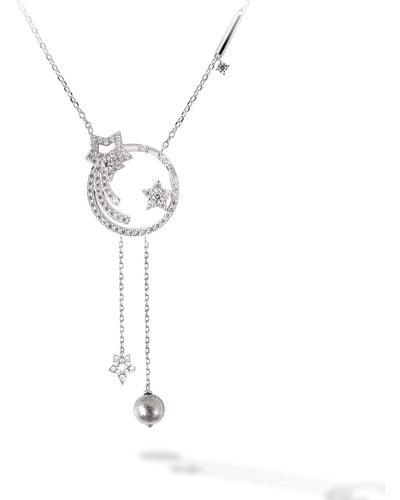 AWNL Starlit Meteorite Necklace - Metallic