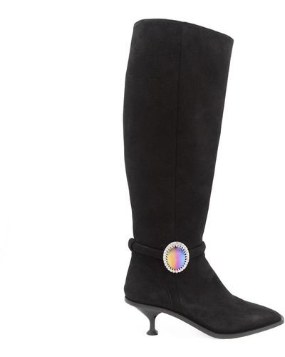 Valentina Rangoni Diana Tall Boot Cashmere - Black